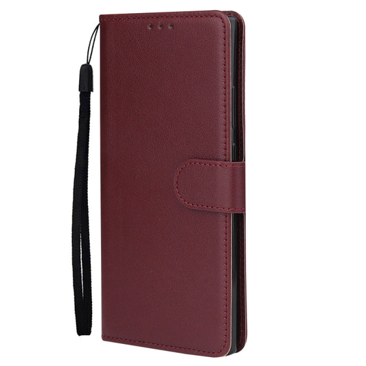 For Infinix Note 10 Pro Multifunctional Horizontal Flip Leather Case with Three Card Slot(Wine Red) - Infinix Cases by buy2fix | Online Shopping UK | buy2fix