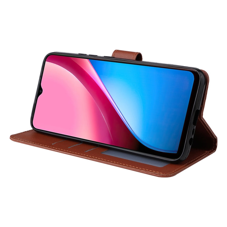 For Infinix Hot 10i Multifunctional Horizontal Flip Leather Case with Three Card Slot(Brown) - Infinix Cases by buy2fix | Online Shopping UK | buy2fix