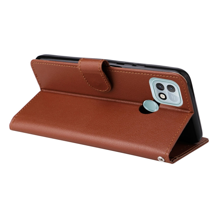 For Infinix Hot 10i Multifunctional Horizontal Flip Leather Case with Three Card Slot(Brown) - Infinix Cases by buy2fix | Online Shopping UK | buy2fix