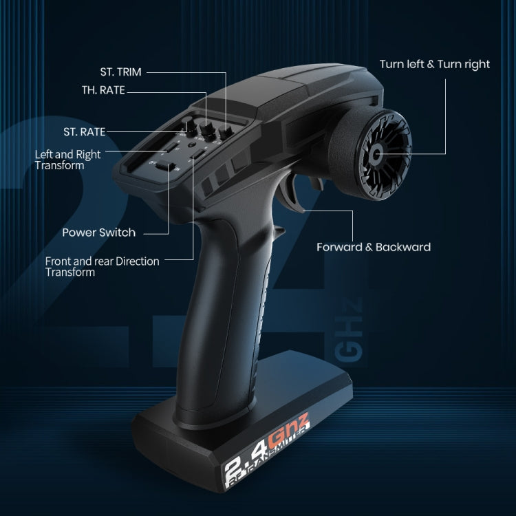 9201E 1:10 Full Scale Remote Control 4WD High Speed Car(Orange) by buy2fix