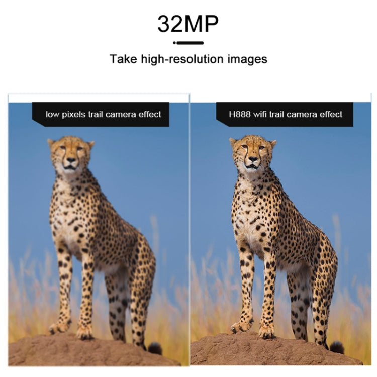 H888WIFI 4K Resolution 2.4 inch TFT Screen WIFI Hunting Trail Camera by buy2fix