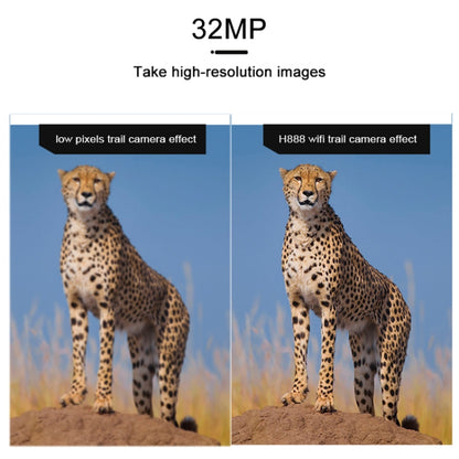 H888WIFI 4K Resolution 2.4 inch TFT Screen WIFI Hunting Trail Camera by buy2fix