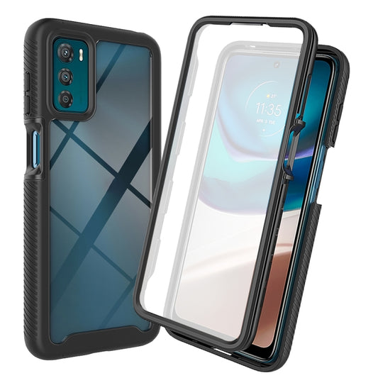 For Motorola Moto G42 Starry Sky Full Body Hybrid Shockproof Phone Case(Black) - Motorola Cases by buy2fix | Online Shopping UK | buy2fix