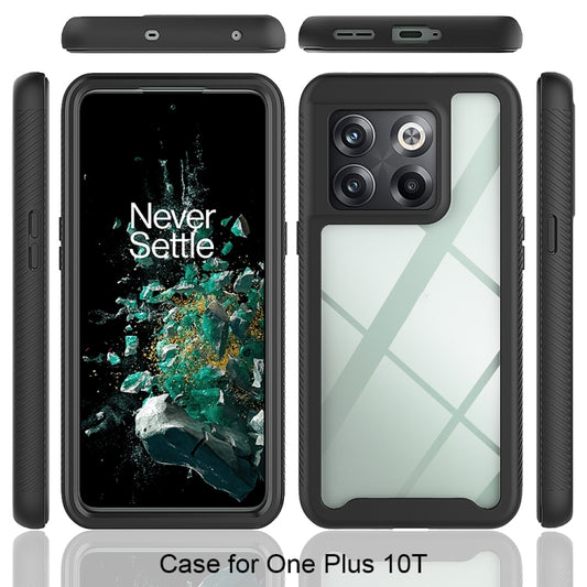 For OnePlus 10T Starry Sky Full Body Hybrid Shockproof Phone Case(Red) - OnePlus Cases by buy2fix | Online Shopping UK | buy2fix