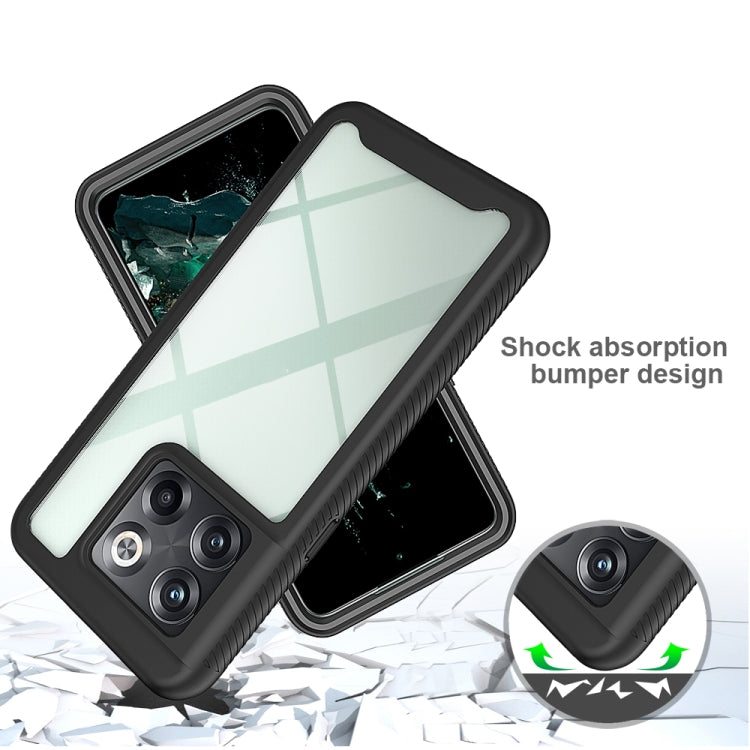 For OnePlus 10T Starry Sky Full Body Hybrid Shockproof Phone Case(Red) - OnePlus Cases by buy2fix | Online Shopping UK | buy2fix
