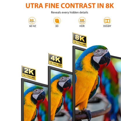 NK-H82 8K UHD HDMI 2X1 One-way Switch with Remote Control by buy2fix