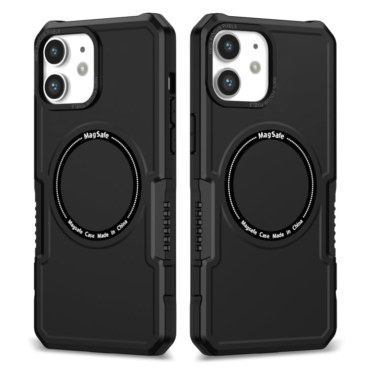 For iPhone 11 MagSafe Shockproof Armor Phone Case(Black) by buy2fix
