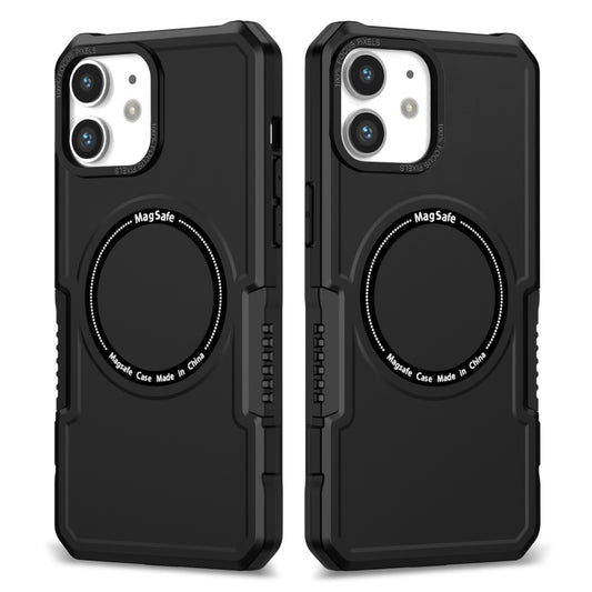 For iPhone 11 MagSafe Shockproof Armor Phone Case(Black) by buy2fix