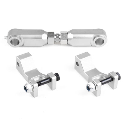 For Yamaha Raptor YFM350 660R 700 ATV Front and Rear Lowering Kit(Silver) - Replacement Parts by buy2fix | Online Shopping UK | buy2fix