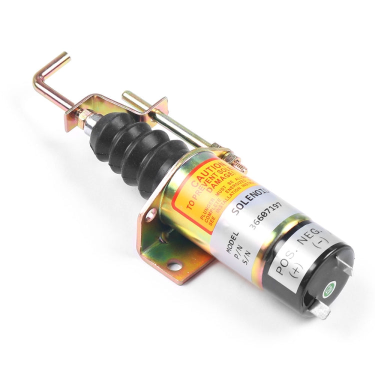 Lister Petter 12V Engine Flameout Solenoid Valve with Magnetic 366-07197 - Engine Fittings by buy2fix | Online Shopping UK | buy2fix