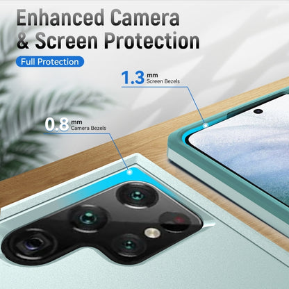 For Samsung Galaxy S23 Ultra 5G Pioneer Armor PC + TPU Phone Case(Green) - Galaxy S23 Ultra 5G Cases by buy2fix | Online Shopping UK | buy2fix