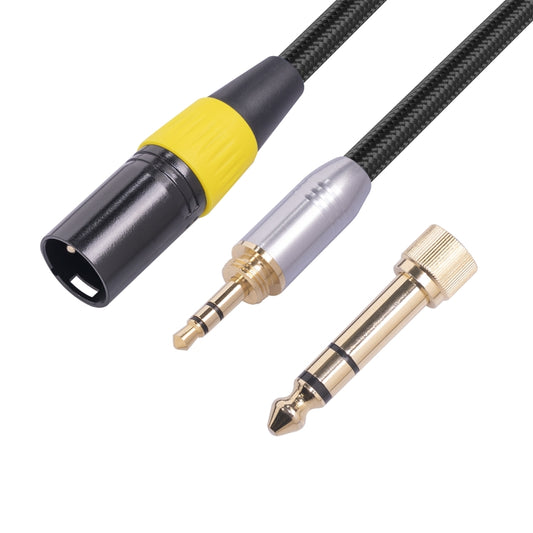 SB423K108-03 6.35mm + 3.5mm Male to XLR 3pin Male Audio Cable, Length: 30cm - Microphone Audio Cable & Connector by buy2fix | Online Shopping UK | buy2fix