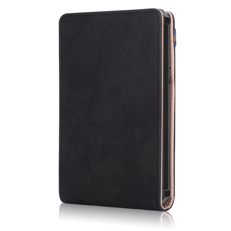 For Amazon Kindle 11th Gen 2022 6.0 inch Marble Cloth Texture Leather Tablet Smart Case(Black) - Amazon by buy2fix | Online Shopping UK | buy2fix
