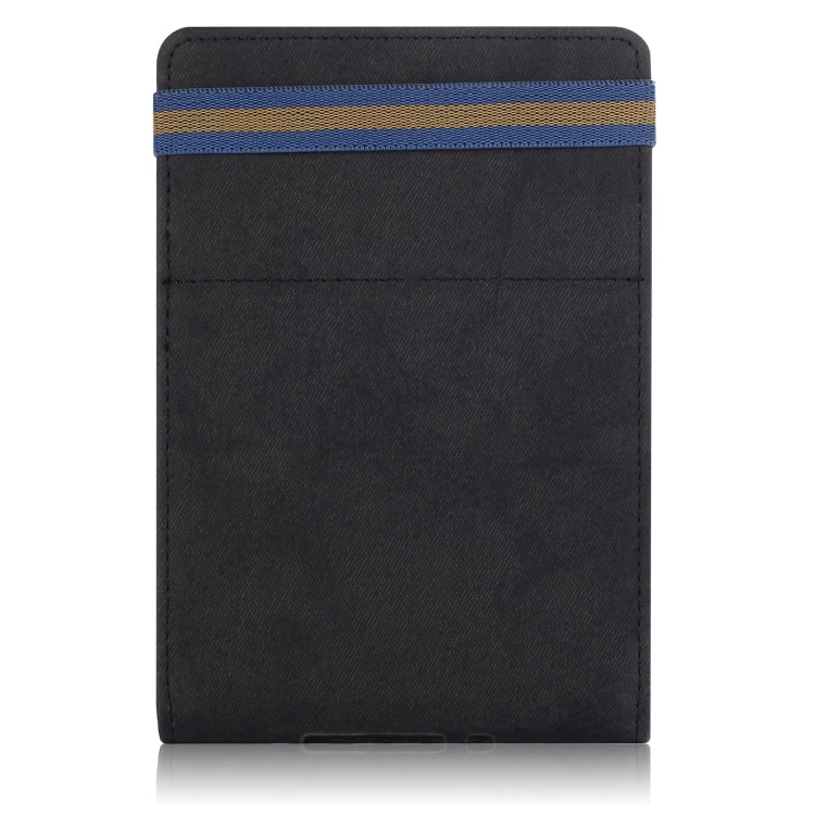 For Amazon Kindle 11th Gen 2022 6.0 inch Marble Cloth Texture Leather Tablet Smart Case(Black) - Amazon by buy2fix | Online Shopping UK | buy2fix