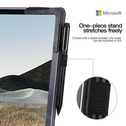 For Microsoft Surface Laptop 1 / 2 / 3 / 4 Universal 13.5 inch Laptop Anti-drop Protective Case(Black) by buy2fix