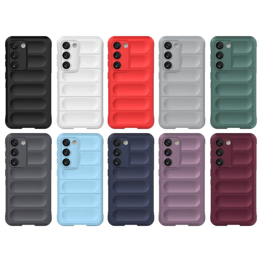 For Samsung Galaxy S23 5G Magic Shield TPU + Flannel Phone Case(Wine Red) - Galaxy S23 5G Cases by buy2fix | Online Shopping UK | buy2fix