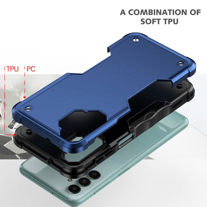 For Samsung Galaxy M13 / A13 Non-slip Shockproof Armor Phone Case(Blue) by buy2fix