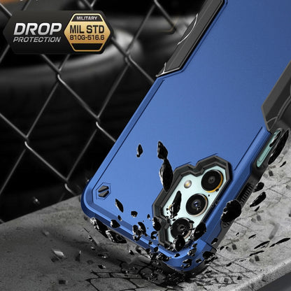 For Samsung Galaxy M13 / A13 Non-slip Shockproof Armor Phone Case(Blue) by buy2fix