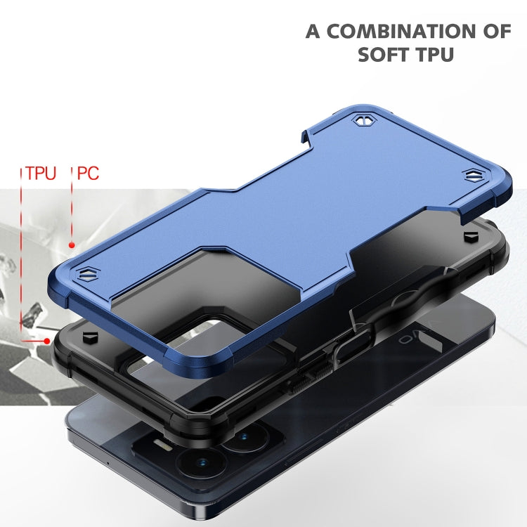 For vivo Y35 / Y22s / Y22 Non-slip Shockproof Armor Phone Case(White) - vivo Cases by buy2fix | Online Shopping UK | buy2fix