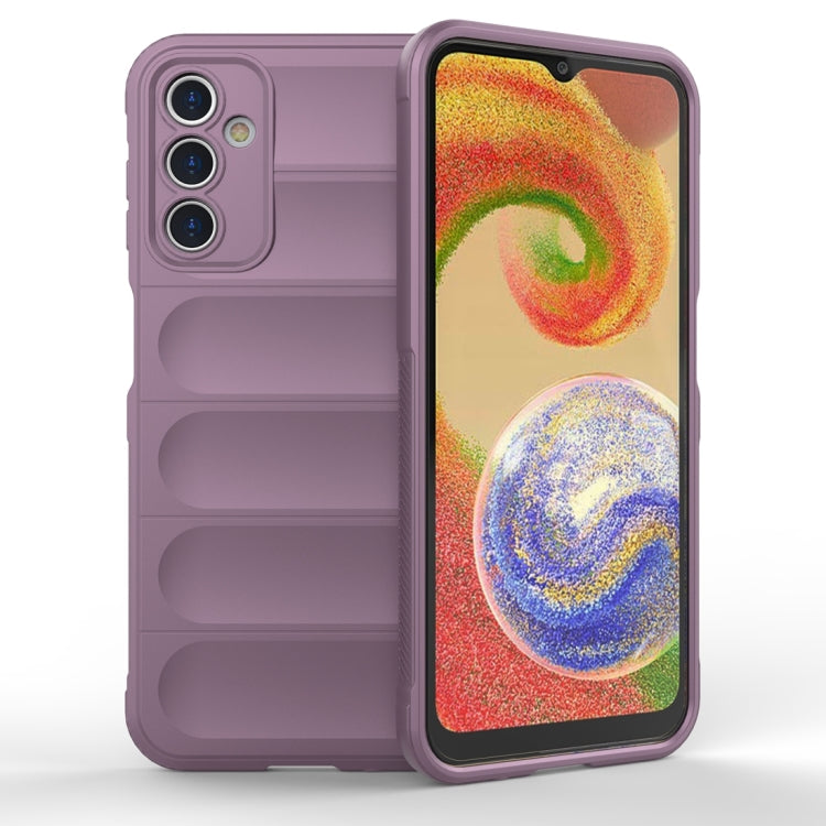 For Samsung Galaxy A14 5G Magic Shield TPU + Flannel Phone Case(Purple) by buy2fix
