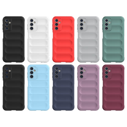 For Samsung Galaxy A14 5G Magic Shield TPU + Flannel Phone Case(White) by buy2fix
