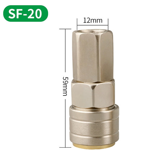 LAIZE SF-20 10pcs C-type Self-lock Pneumatic Quick Fitting Connector - Interface Series by LAIZE | Online Shopping UK | buy2fix