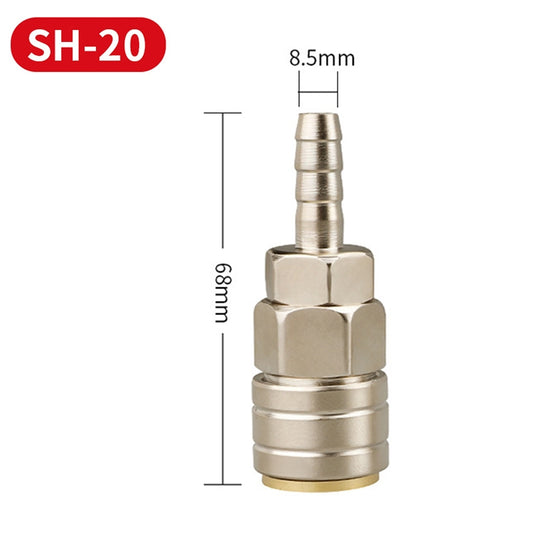 LAIZE SH-20 10pcs C-type Self-lock Pneumatic Quick Fitting Connector - Interface Series by LAIZE | Online Shopping UK | buy2fix
