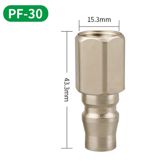 LAIZE PF-30 10pcs C-type Self-lock Pneumatic Quick Fitting Connector - Interface Series by LAIZE | Online Shopping UK | buy2fix
