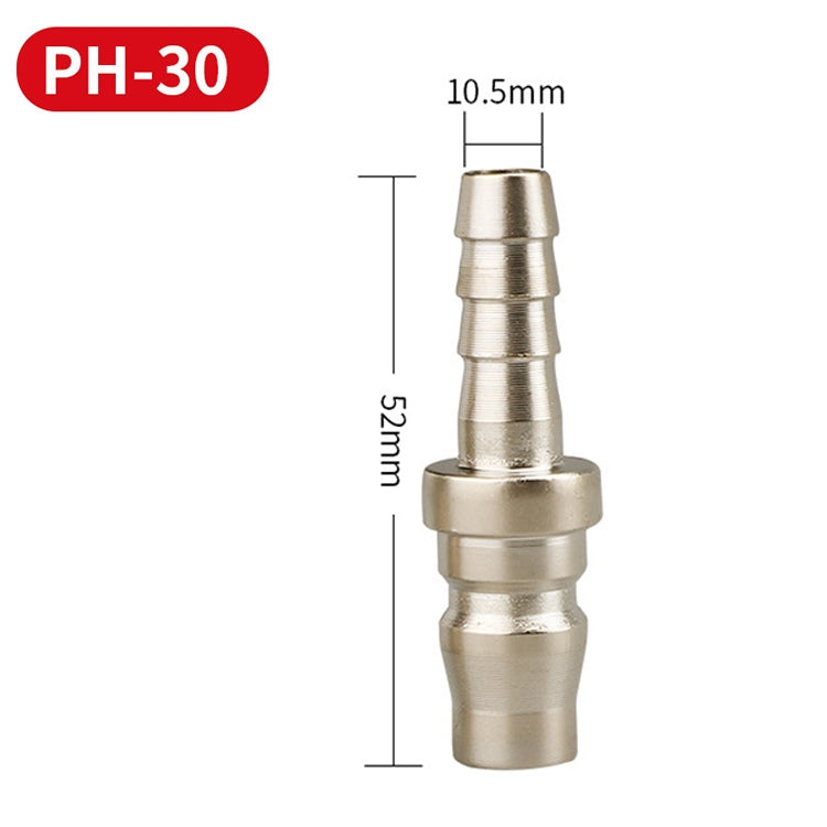 LAIZE PH-30 10pcs C-type Self-lock Pneumatic Quick Fitting Connector - Interface Series by LAIZE | Online Shopping UK | buy2fix