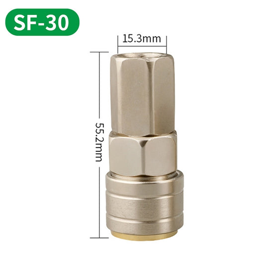 LAIZE SF-30 10pcs C-type Self-lock Pneumatic Quick Fitting Connector - Interface Series by LAIZE | Online Shopping UK | buy2fix
