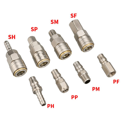 LAIZE SH-30 10pcs C-type Self-lock Pneumatic Quick Fitting Connector - Interface Series by LAIZE | Online Shopping UK | buy2fix