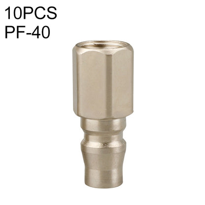LAIZE PF-40 10pcs C-type Self-lock Pneumatic Quick Fitting Connector - Interface Series by LAIZE | Online Shopping UK | buy2fix