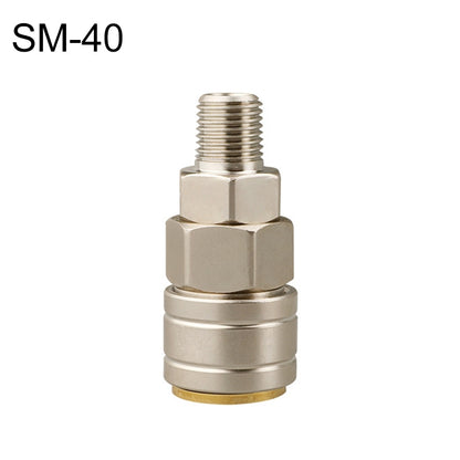 LAIZE SM-40 10pcs C-type Self-lock Pneumatic Quick Fitting Connector - Interface Series by LAIZE | Online Shopping UK | buy2fix