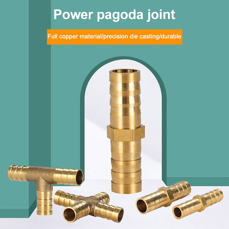 LAIZE 2pcs Pagoda T-type Three Way Pneumatic Components, Caliber:8mm - Interface Series by LAIZE | Online Shopping UK | buy2fix