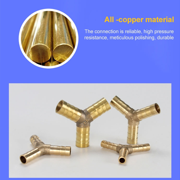 LAIZE 2pcs Pagoda T-type Three Way Pneumatic Components, Caliber:8mm - Interface Series by LAIZE | Online Shopping UK | buy2fix