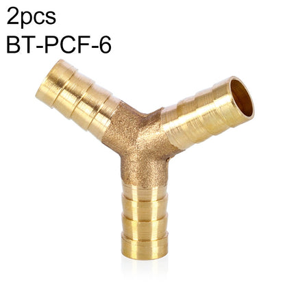 LAIZE 2pcs Pagoda Y-type Three Way Pneumatic Components, Caliber:6mm - Interface Series by LAIZE | Online Shopping UK | buy2fix