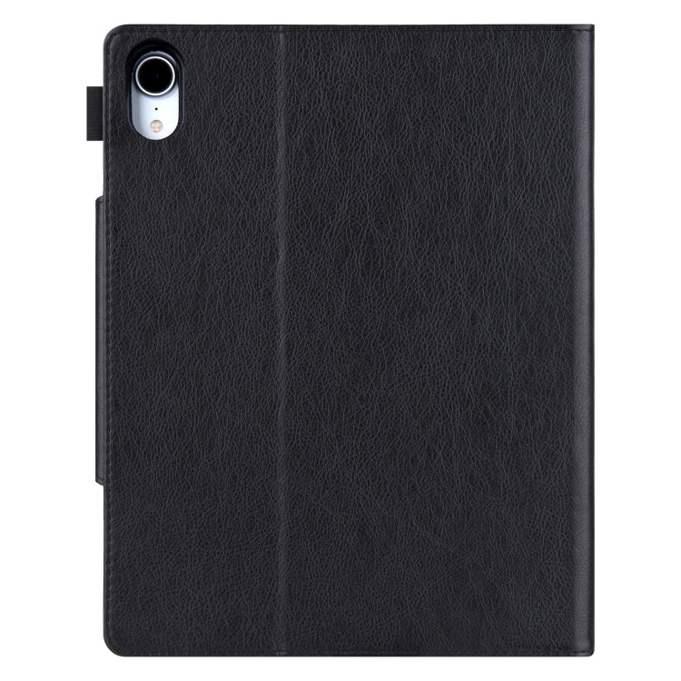 For iPad 2025 / 2022 Solid Color Metal Buckle Leather Smart Tablet Case(Black) - iPad 2025 / 2022 Cases by buy2fix | Online Shopping UK | buy2fix