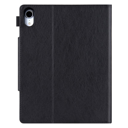 For iPad 2025 / 2022 Solid Color Metal Buckle Leather Smart Tablet Case(Black) - iPad 2025 / 2022 Cases by buy2fix | Online Shopping UK | buy2fix