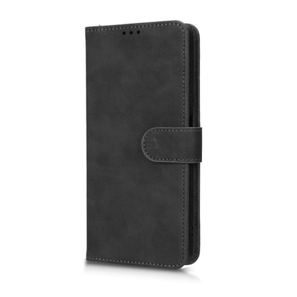 For Tecno Pova 3 Skin Feel Magnetic Flip Leather Phone Case(Black) by buy2fix
