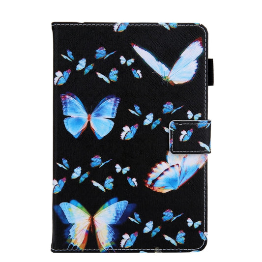 For iPad 2025 / 2022 Colored Drawing Leather Smart Tablet Case(Dream Blue Butterfly) - iPad 2025 / 2022 Cases by buy2fix | Online Shopping UK | buy2fix