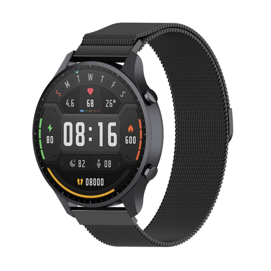 For Xiaomi Watch Color 22mm Milan Wrist Strap Watchband(Black) - Watch Bands by buy2fix | Online Shopping UK | buy2fix