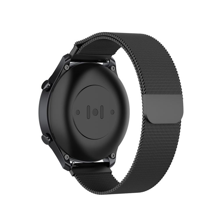 For Xiaomi Watch Color 22mm Milan Wrist Strap Watchband(Black) - Watch Bands by buy2fix | Online Shopping UK | buy2fix