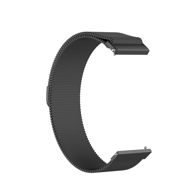 For Xiaomi Watch Color 22mm Milan Wrist Strap Watchband(Black) - Watch Bands by buy2fix | Online Shopping UK | buy2fix