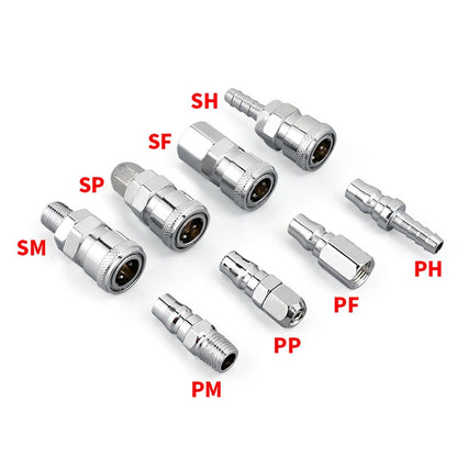 LAIZE PF-40 10pcs C-type Self-lock Air Tube Pneumatic Quick Fitting Connector - Interface Series by LAIZE | Online Shopping UK | buy2fix