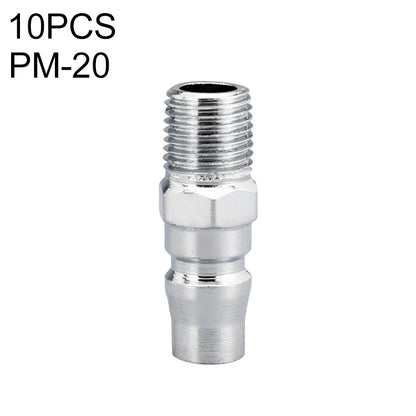 LAIZE PM-20 10pcs C-type Self-lock Air Tube Pneumatic Quick Fitting Connector - Interface Series by LAIZE | Online Shopping UK | buy2fix