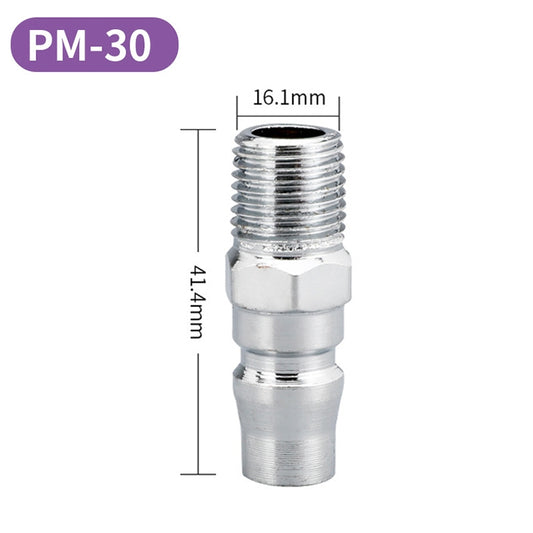 LAIZE PM-30 10pcs C-type Self-lock Air Tube Pneumatic Quick Fitting Connector - Interface Series by LAIZE | Online Shopping UK | buy2fix