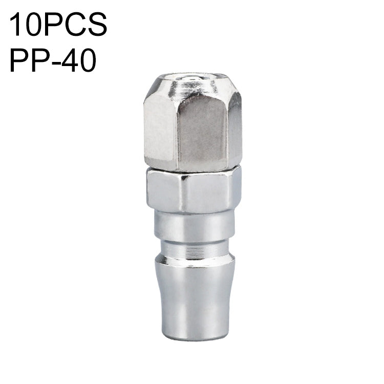 LAIZE PP-40 10pcs C-type Self-lock Air Tube Pneumatic Quick Fitting Connector - Interface Series by LAIZE | Online Shopping UK | buy2fix