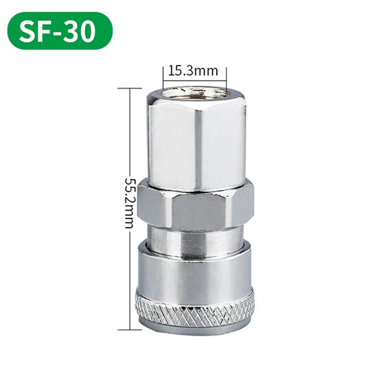 LAIZE SF-30 10pcs C-type Self-lock Air Tube Pneumatic Quick Fitting Connector - Interface Series by LAIZE | Online Shopping UK | buy2fix