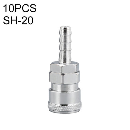 LAIZE SH-20 10pcs C-type Self-lock Air Tube Pneumatic Quick Fitting Connector - Interface Series by LAIZE | Online Shopping UK | buy2fix