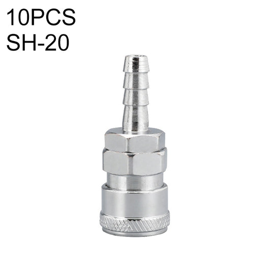 LAIZE SH-20 10pcs C-type Self-lock Air Tube Pneumatic Quick Fitting Connector - Interface Series by LAIZE | Online Shopping UK | buy2fix